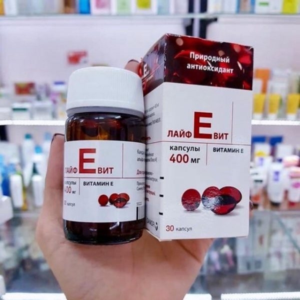 Vitamin E đỏ Zentiva 400mg chính hãng của Nga