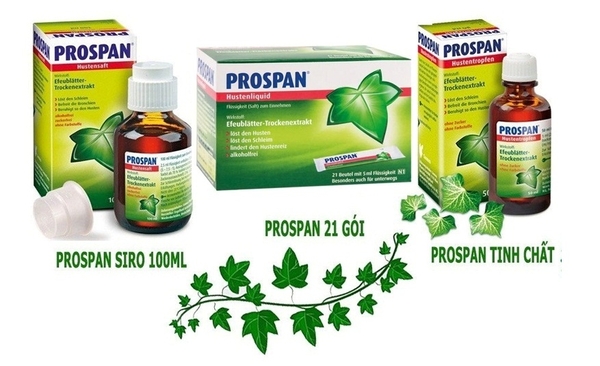 Các sản phẩm Prospan của Đức