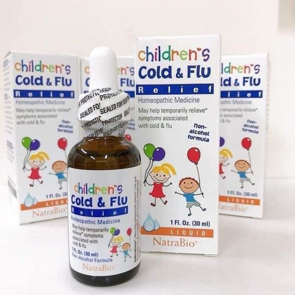 Siro Trị Cảm Cúm Cho Bé Cold & Flu Chính Hãng Của Mỹ 30ml Alozo Store