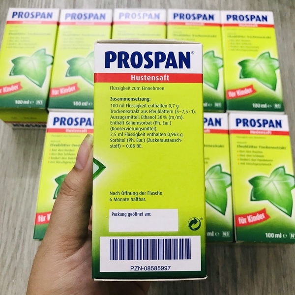 Siro ho prospan Hỗ trợ nâng cấp những tín hiệu ho ở trẻ