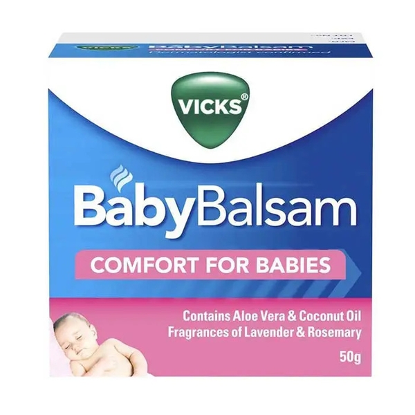 Dầu Bôi Ấm Vicks cho Bé Baby Balsam comfort for babies của Đức