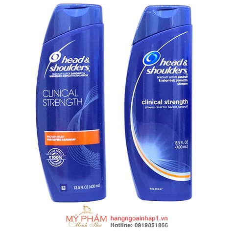 Dầu gội Trị gàu Head & Shoulders Clinical Strength (400ml) - Mỹ