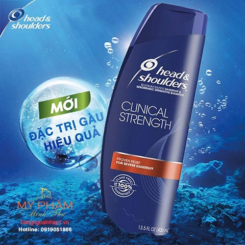 Dầu gội Trị gàu Head & Shoulders Clinical Strength (400ml) - Mỹ