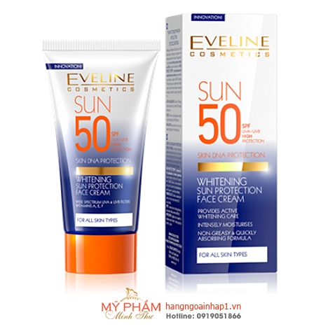 kem-chong-nang-trang-da-eveline-spf-50-new