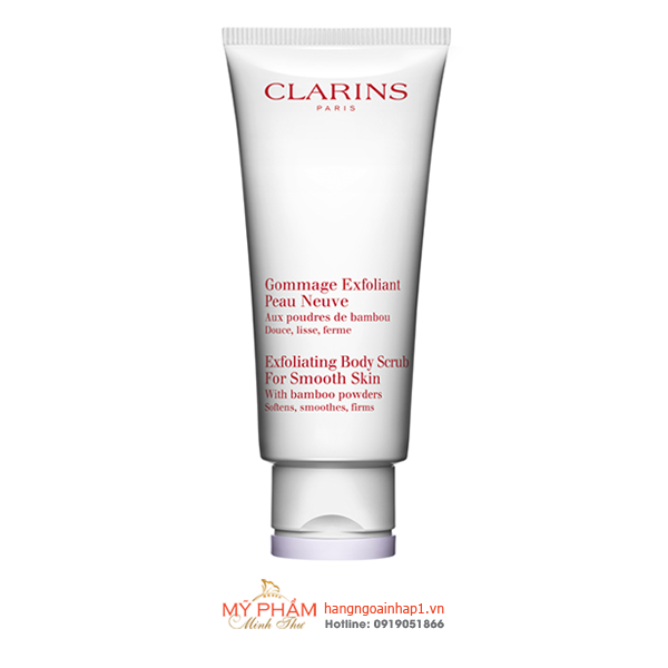 Kem tẩy tế bào chết Clarins Smoothing Body Scrub 200ml - Pháp