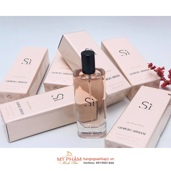 Nước hoa mini Giorgio Armani Sì EDP 15ml - Ý Mỹ phẩm Minh Thư - Hàng ngoại  nhập 1