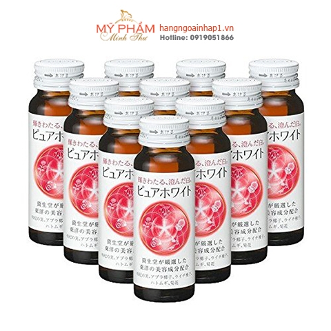 Nước uống trắng da Collagen shiseido pure white (mẫu mới) 2019