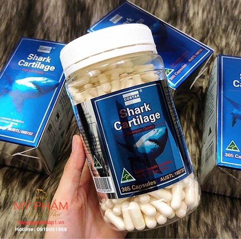 Viên uống sụn vi cá mập Costar Blue Shark Cartilage 750mg 365 viên - Úc
