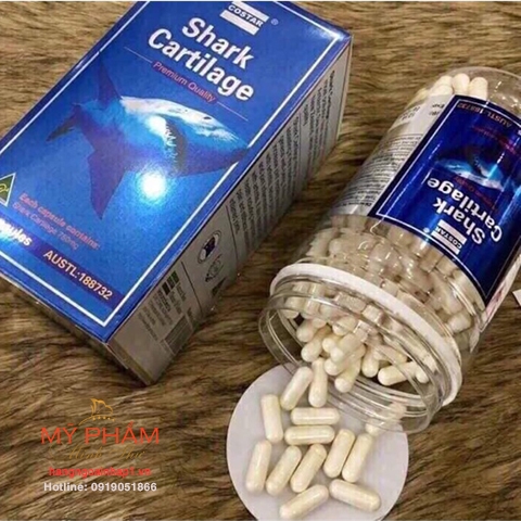 Viên uống sụn vi cá mập Costar Blue Shark Cartilage 750mg 365 viên - Úc