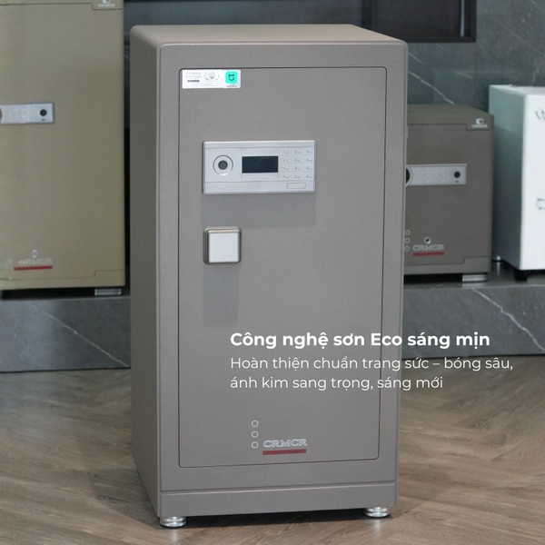 Két sắt Xiaomi CRMCR 101LB sơn Eco ánh kim cao cấp, bề mặt mịn bóng sâu, chống trầy xước, bền màu theo thời gian