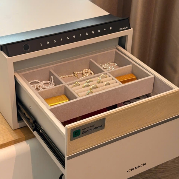 Két sắt mini Xiaomi CRMCR 22MN mở ngăn đựng trang sức cao cấp