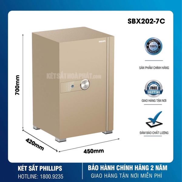 Két Sắt Philips SBX202 7C0