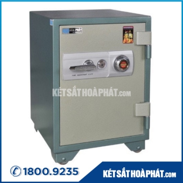 Két sắt Hòa Phát đúc chống cháy KS140K1C1 khoá cơ đổi mã