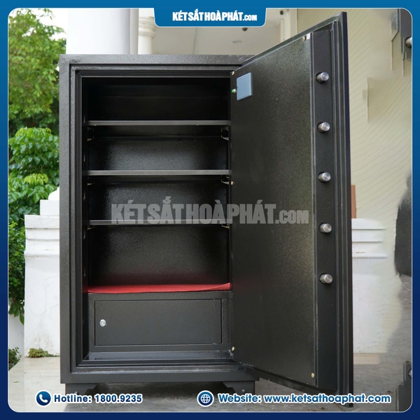 Két sắt ngân hàng Century KV1200 khóa vân tay điện tử