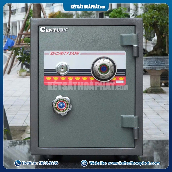 Két sắt chống cháy mini Century MN50KC khóa cơ