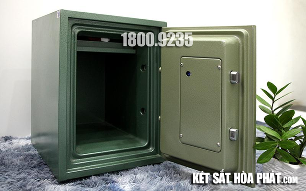 Két sắt Hòa Phát khóa cơ đổi mã chống cháy KS60D Cánh Đúc