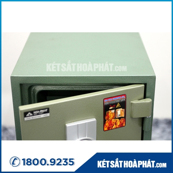 Két sắt Hòa Phát khóa cơ đổi mã chống cháy KS60D Cánh Đúc