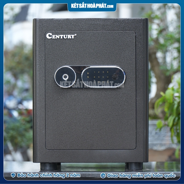 Khóa vân tay điện tử trên mẫu Két sắt Century SC55VTDT Vân Tay Điện Tử Chính Hãng