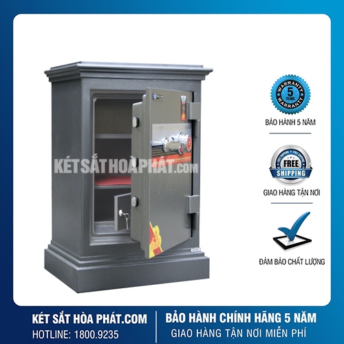 Két Sắt Tài Lộc Hòa Phát KT69 Khóa Cơ Chính Hãng Đời Mới Nhất