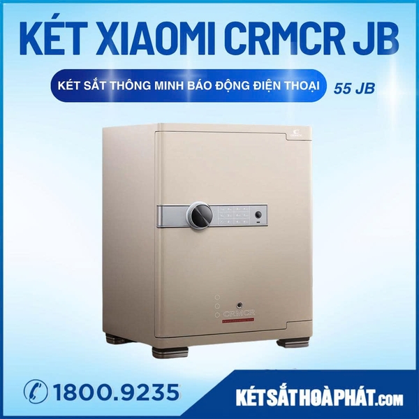 Két Sắt Xiaomi CRMCR 55JB Chống Cháy Khóa Vân Tay Điện Tử Kết Nối APP Điện Thoại
