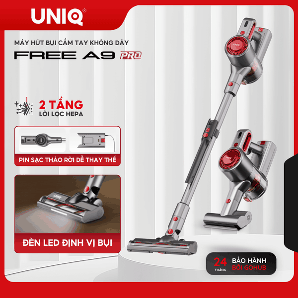 Máy Hút Bụi Cầm Tay Không Dây UNIQ Free A9 Pro