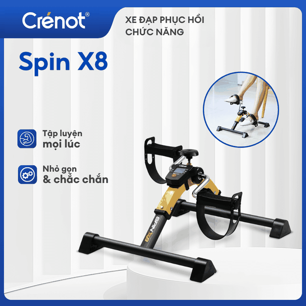 Xe Đạp Thể Dục Gấp Gọn Crenot Spin X8