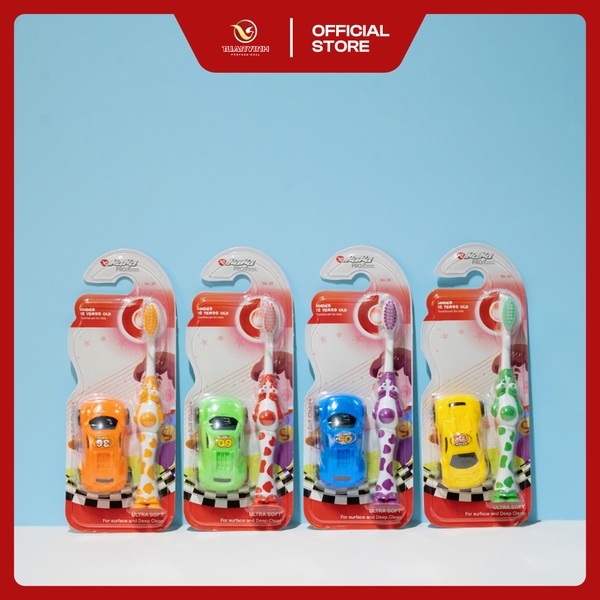 Bàn chải đánh răng trẻ em KaKa Ultra Soft No.33 dành cho bé trai