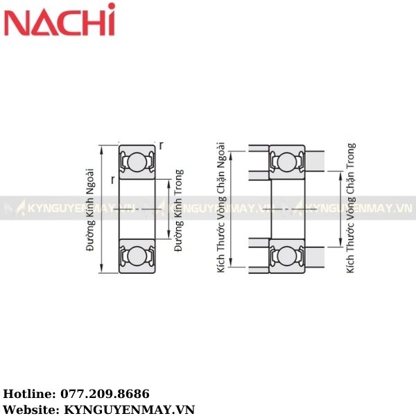 Bạc đạn Nachi Bình Dương