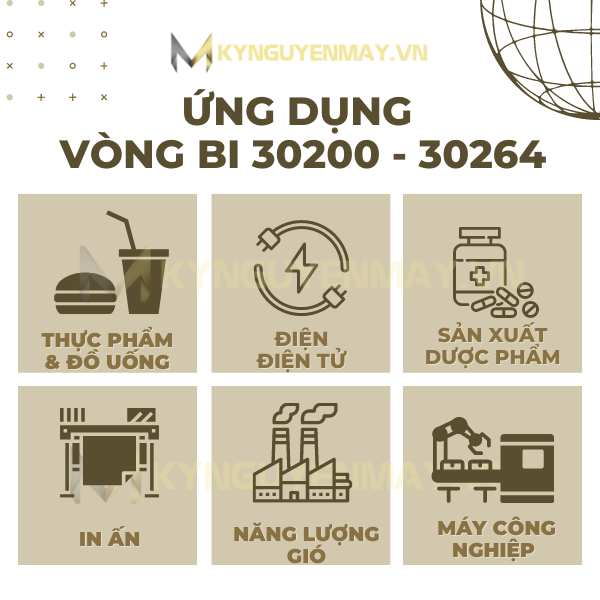 Vòng bi 30200 - 30264