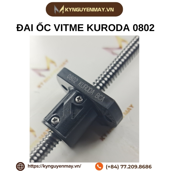 Vitme Bi Nhật 0802 KURODA | Đai Ốc Vít Me Phi 8 Bước 2