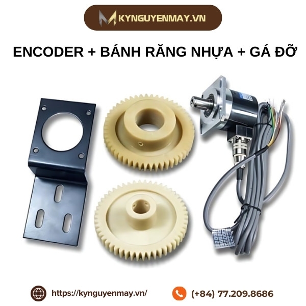 Encoder Trục Chính Máy Tiện CNC | Độ Phân Giải 1024 Xung/Vòng