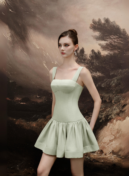 Pistachio Green Classic Dress