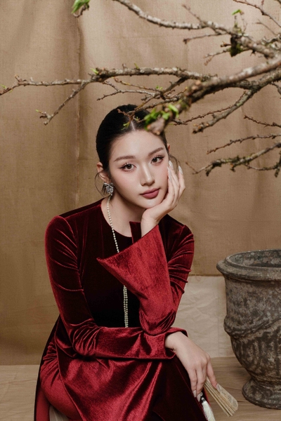 Velvet Traditional Ao Dai