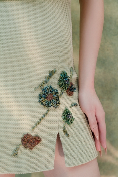 LOVE Skirt With Flowers SS 2024