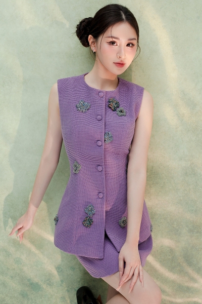LOVE Skirt Violet SS 2024