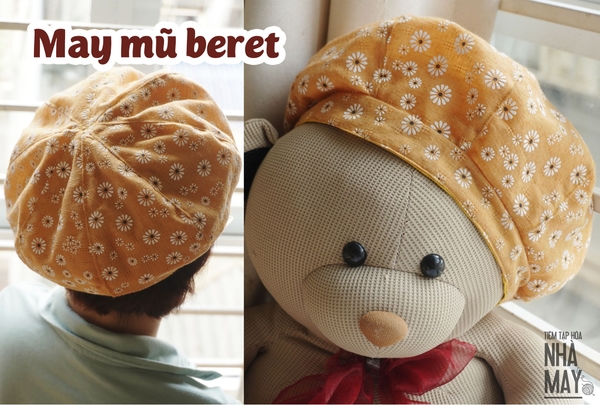 Hướng dẫn may mũ beret cho mùa thu