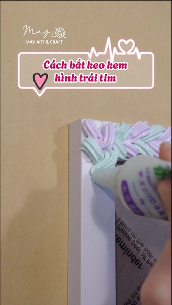 Hướng dẫn bắt keo hình trái tim