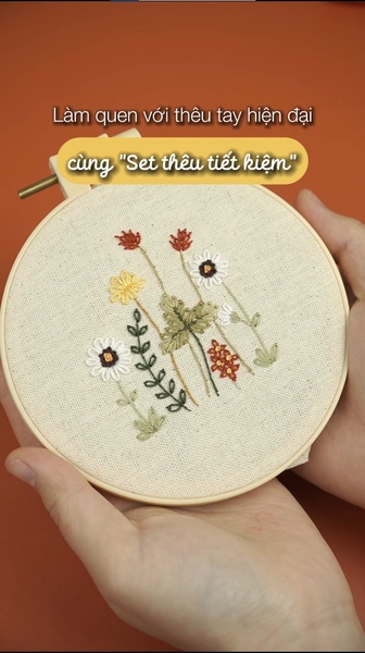 Hướng dẫn dùng set thêu