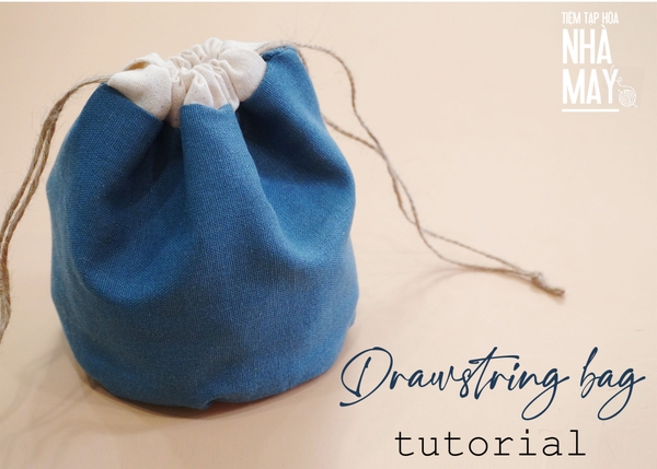 Hướng dẫn cách đơn giản để may túi rút đựng cơm