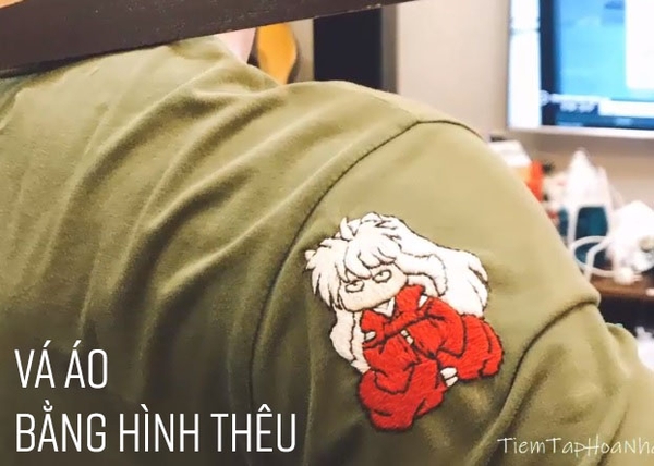 Thêu Inuyasha lên áo phông (có mẫu in)