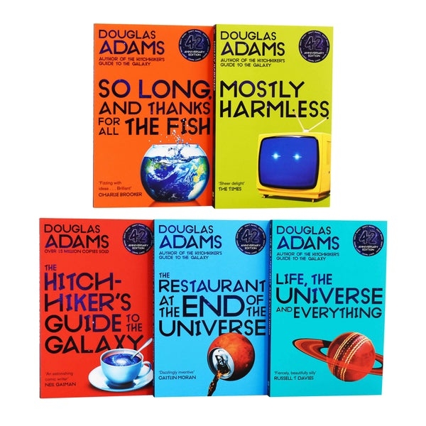 The Complete Hitchhiker's Guide to the Galaxy Boxset Gác Xép Bookstore
