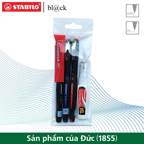 bo-3-but-bi-ky-stabilo-bl-ck-blkf-0-7mm-xanh-do-den