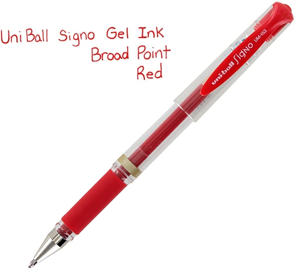 Uni-ball Um153 Signo Broad Gold Pen - Sold Each (12 per Box) - Impact