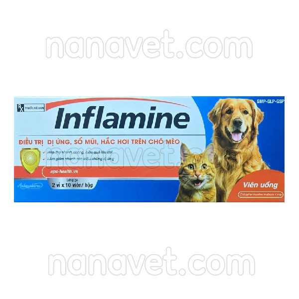 Inflamine - 10v/vỉ x 2vỉ/Hộp | nanavet.com