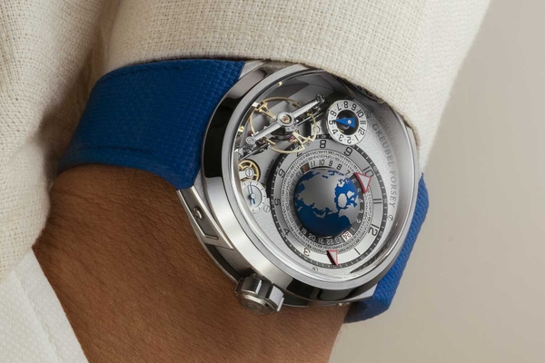 Montre De Poche Mécanique Vintage - Balancier Blanc Chiffres Arabes - Occasion