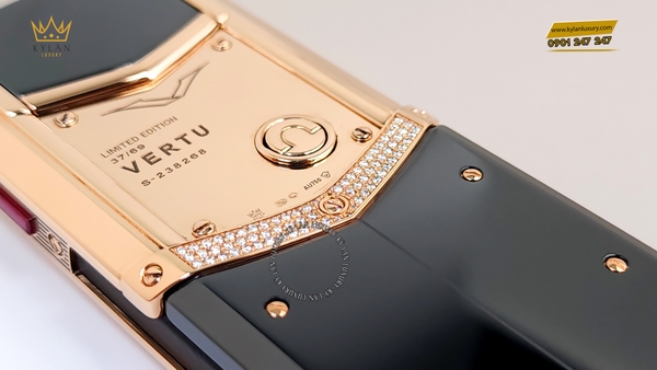 Điện thoại Vertu Signature S Rose Gold Mix Diamonds | Kỳ Lân Luxury