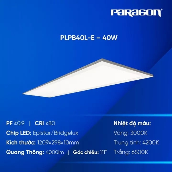 Đèn LED Panel 1200x300 Dòng Eco