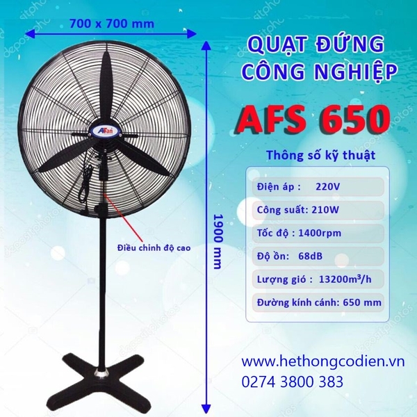 Quạt đứng công nghiệp AFan AFS-650