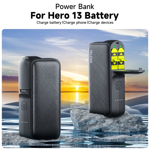 Telesin S0-PB-01-TGP Pin sạc dự phòng cho Gopro Hero 13 chính hãng