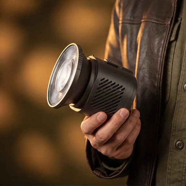 Ulanzi LC60 LightOn 60W Đèn Flash GN12 kiêm đèn chiếu sáng liên tục quay phim 2 IN 1 / App / Sync